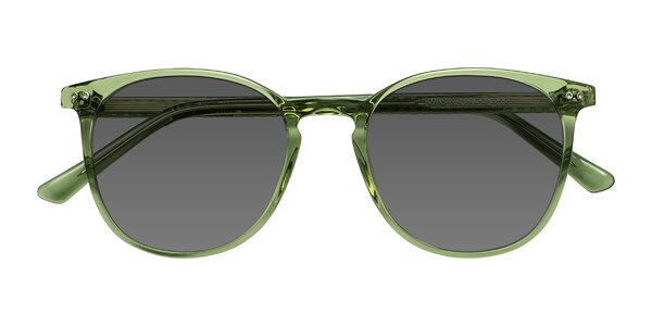 Front of Trang in Transparent Green