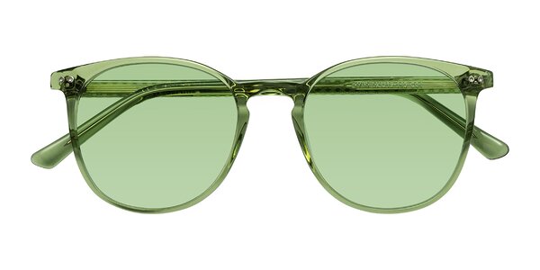 Front of Trang in Transparent Green