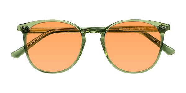 Front of Trang in Transparent Green