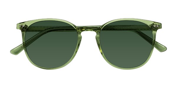 Front of Trang in Transparent Green