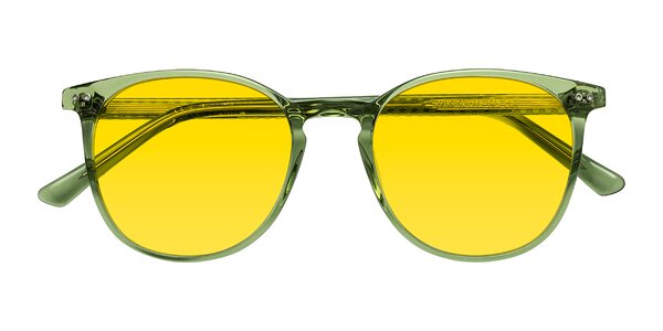 Front of Trang in Transparent Green