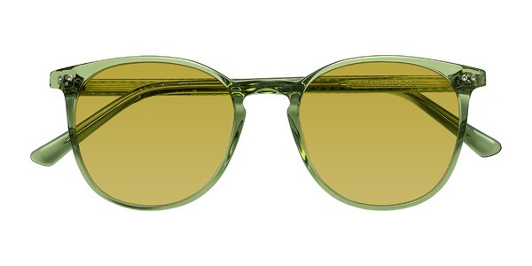 Front of Trang in Transparent Green