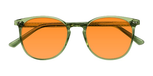 Front of Trang in Transparent Green