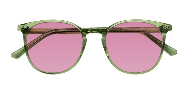 Front of Trang in Transparent Green