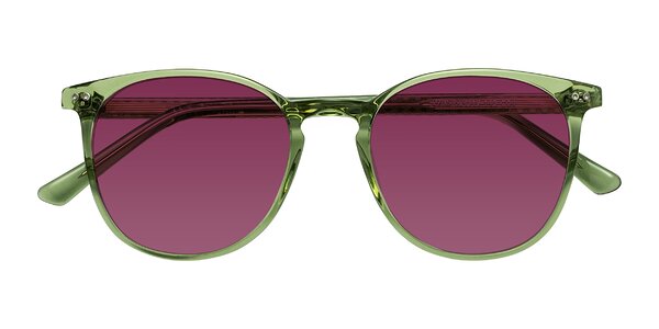 Front of Trang in Transparent Green