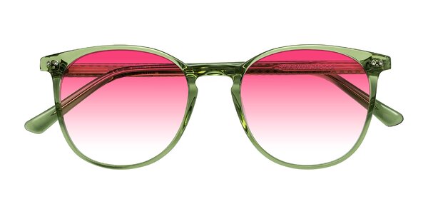 Front of Trang in Transparent Green