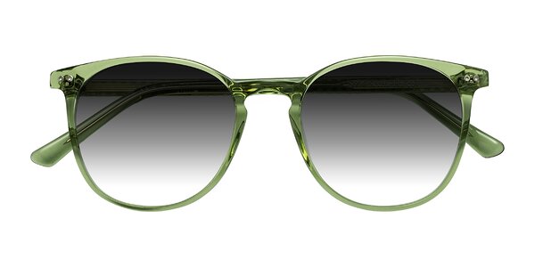 Front of Trang in Transparent Green