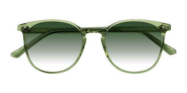 Front of Trang in Transparent Green