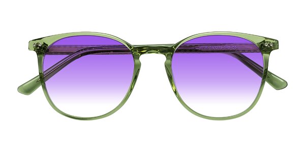 Front of Trang in Transparent Green