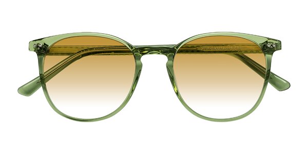 Front of Trang in Transparent Green