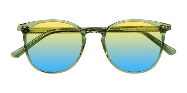 Front of Trang in Transparent Green