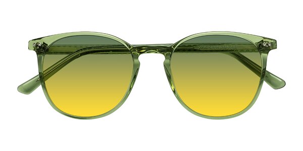 Front of Trang in Transparent Green
