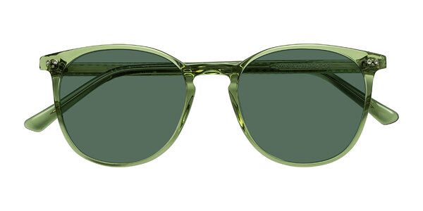 Front of Trang in Transparent Green