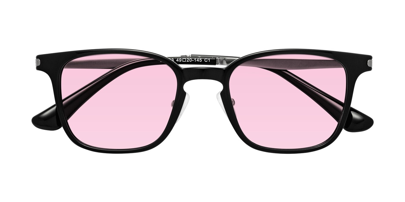 Tiwari - Black/Silver Tinted Sunglasses