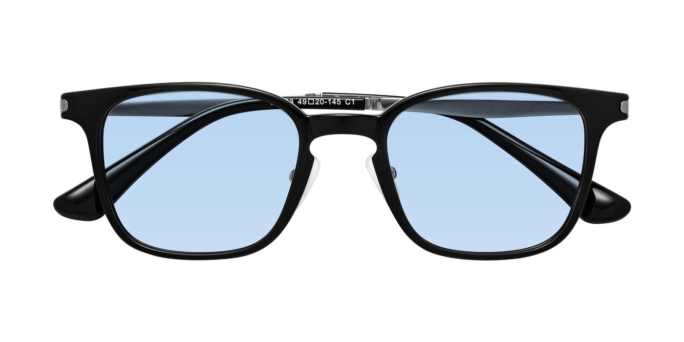 Tiwari - Black/Silver Tinted Sunglasses