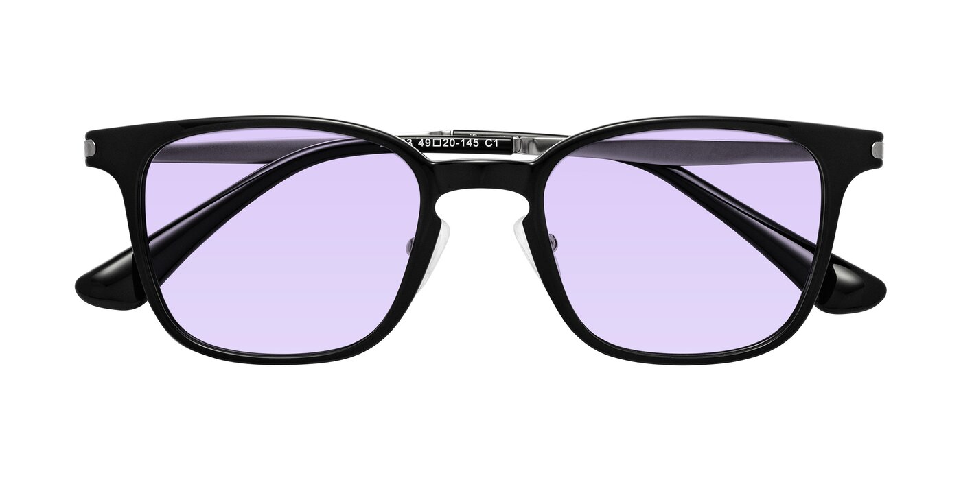 Tiwari - Black/Silver Tinted Sunglasses