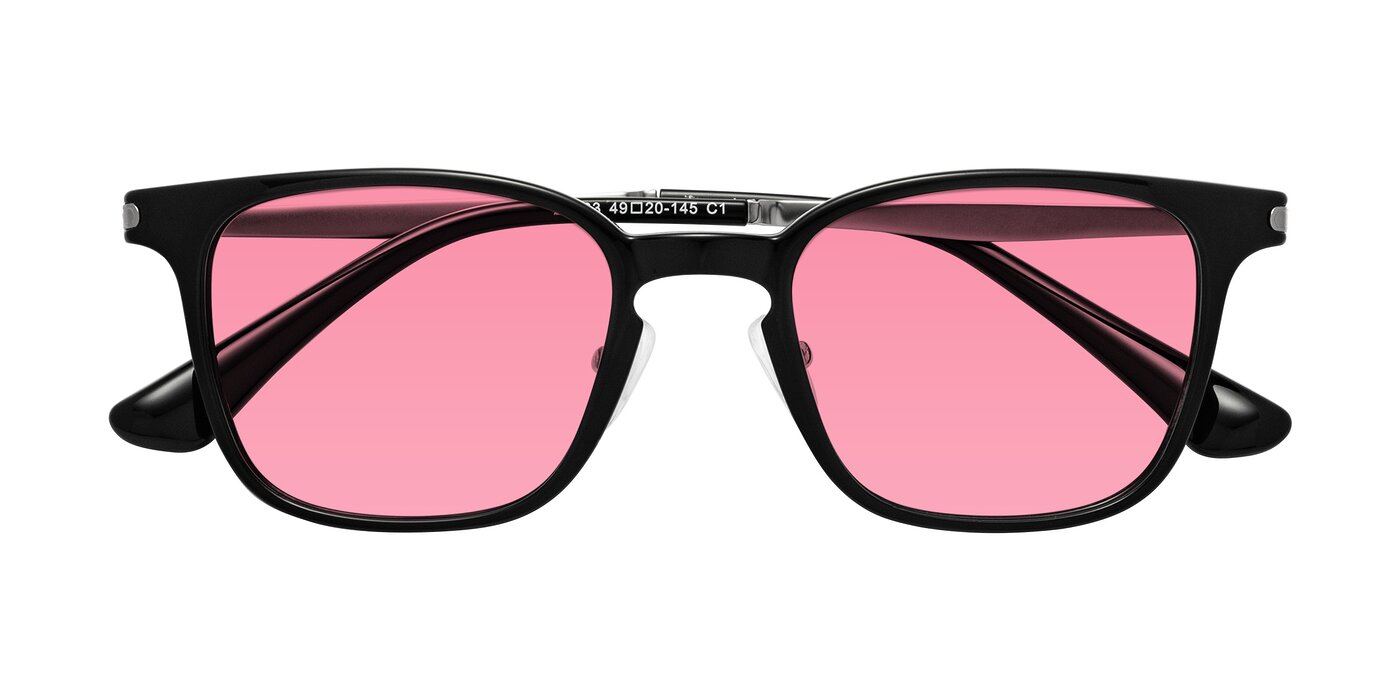 Tiwari - Black/Silver Tinted Sunglasses