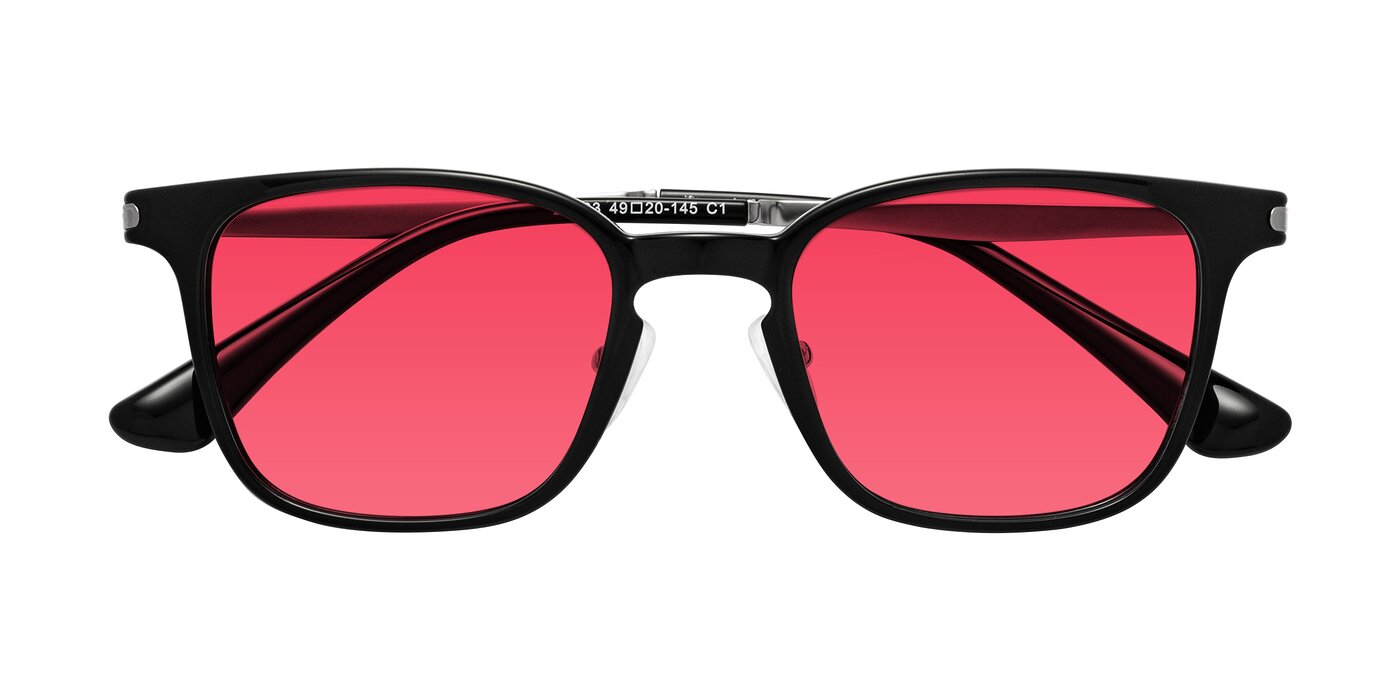 Tiwari - Black/Silver Tinted Sunglasses