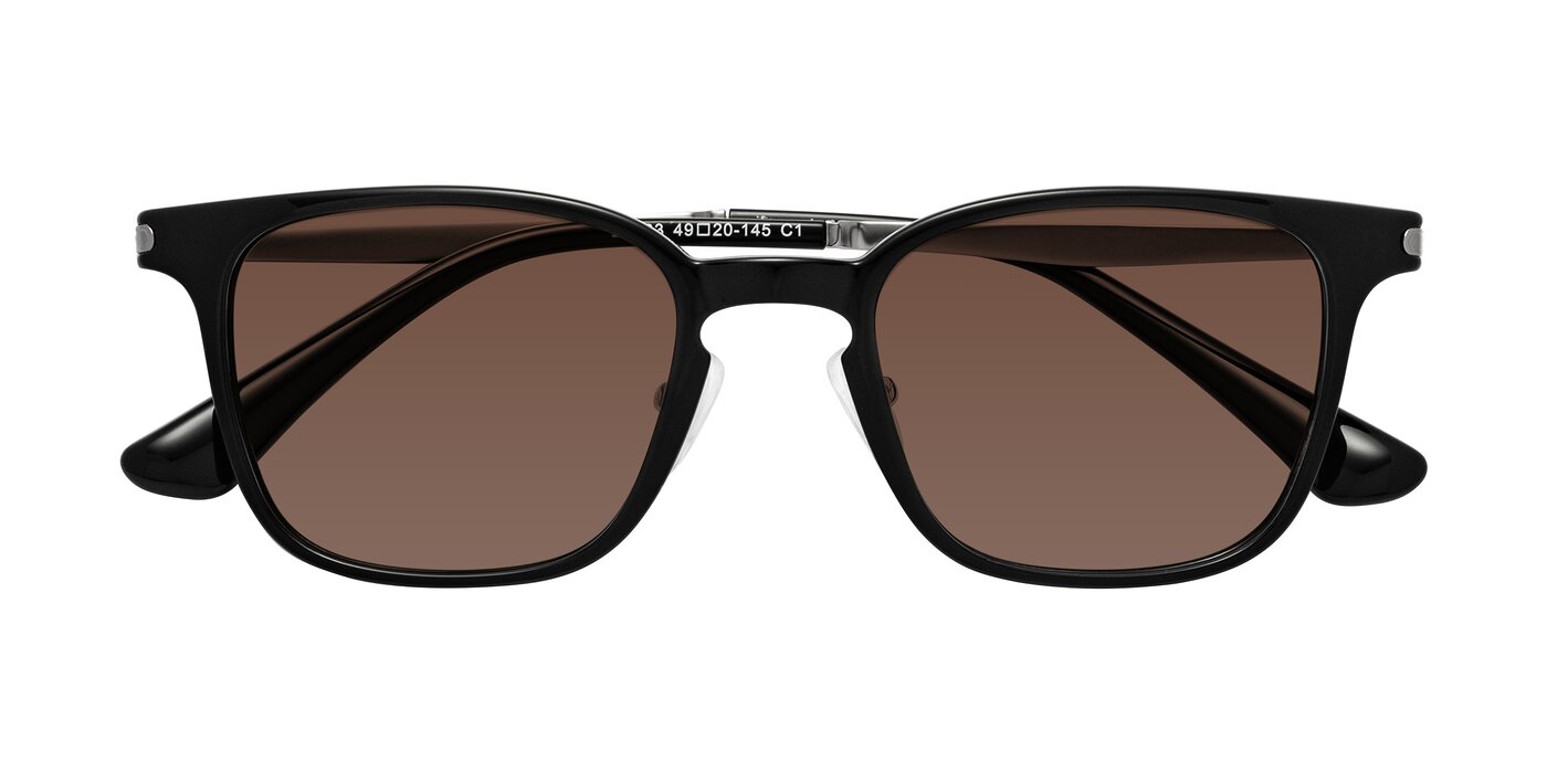 Tiwari - Black/Silver Tinted Sunglasses