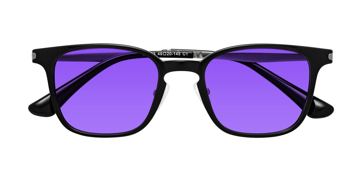 Tiwari - Black/Silver Tinted Sunglasses