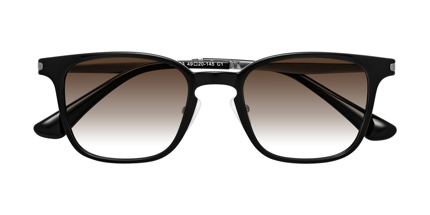 Tiwari - Black/Silver Gradient Sunglasses