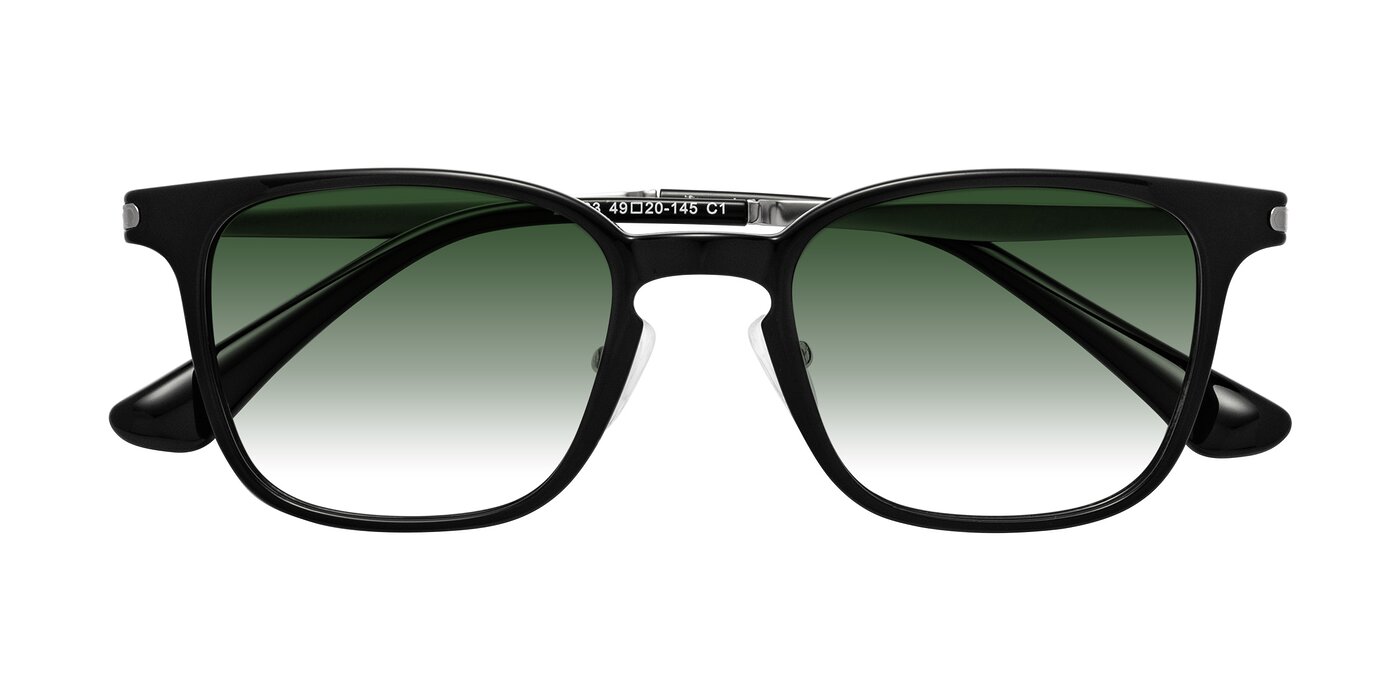 Tiwari - Black/Silver Gradient Sunglasses