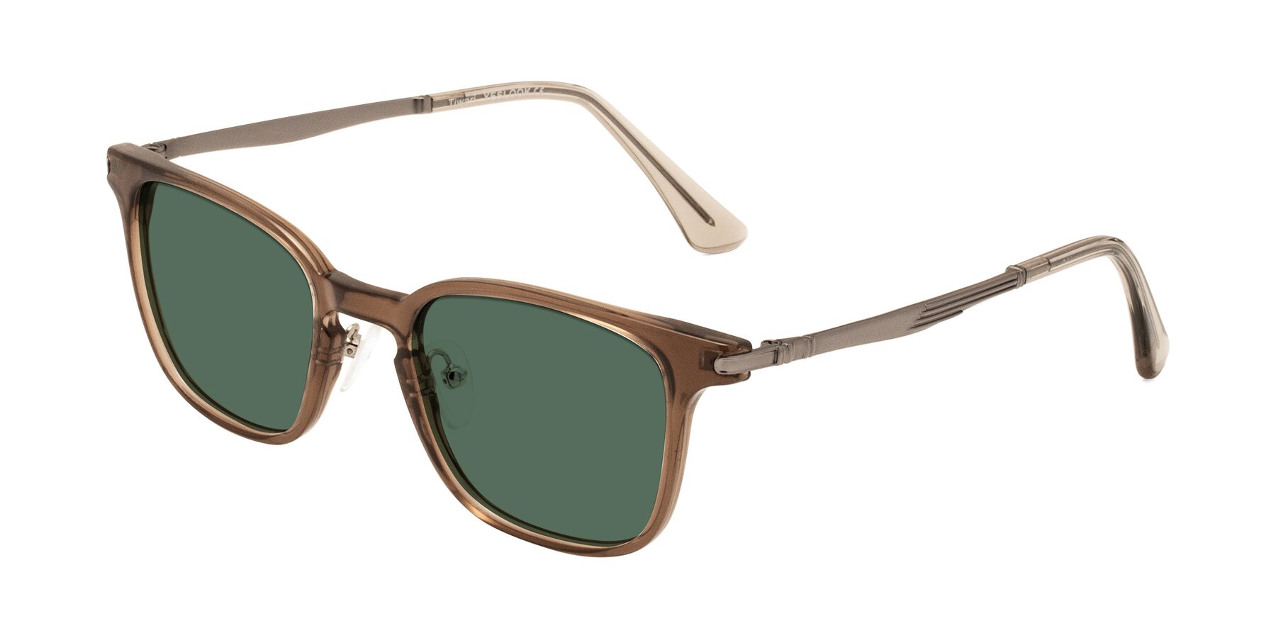 Angle of Tiwari in Brown with Green Polarized Lenses