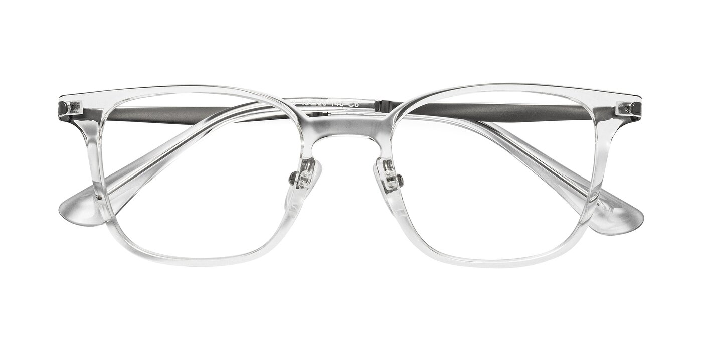 Tiwari - Clear/Silver Eyeglasses
