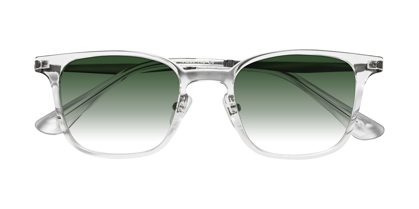 Tiwari - Clear/Silver Gradient Sunglasses