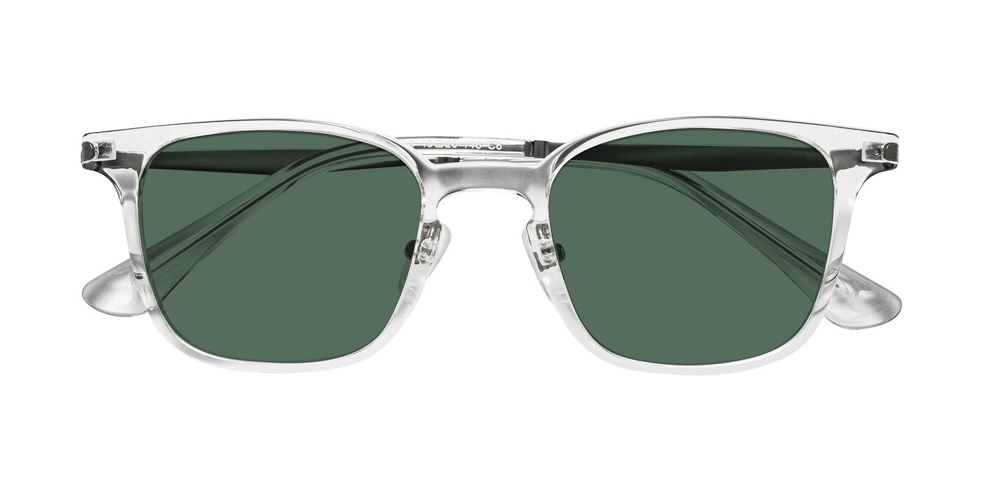 Tiwari - Clear/Silver Polarized Sunglasses