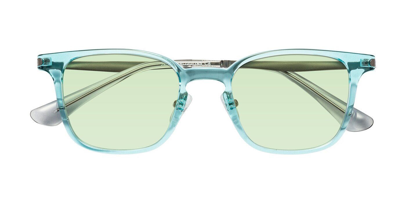 Tiwari - Clear Blue/Silver Tinted Sunglasses