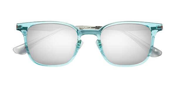 Front of Tiwari in Clear Blue/Silver