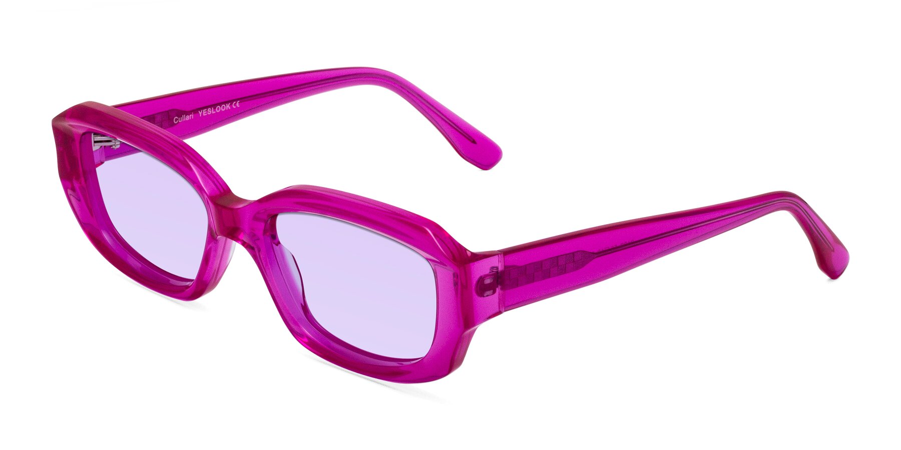 Angle of Cullari in Magenta with Light Purple Tinted Lenses
