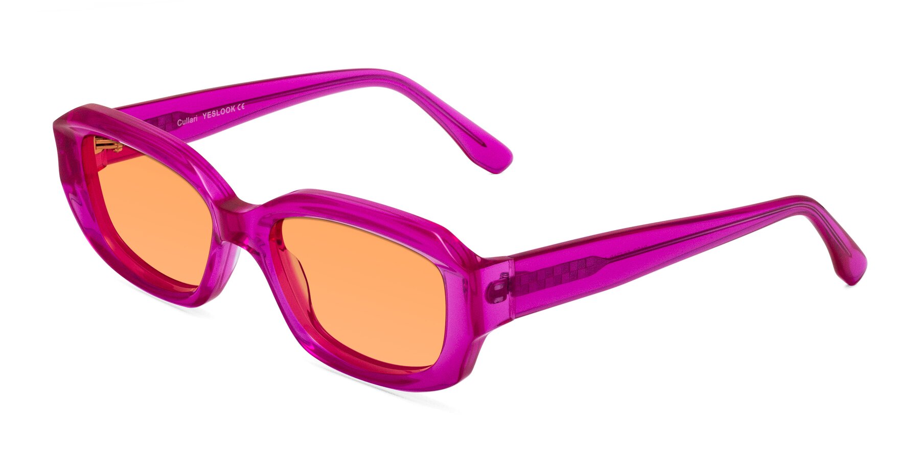 Angle of Cullari in Magenta with Medium Orange Tinted Lenses