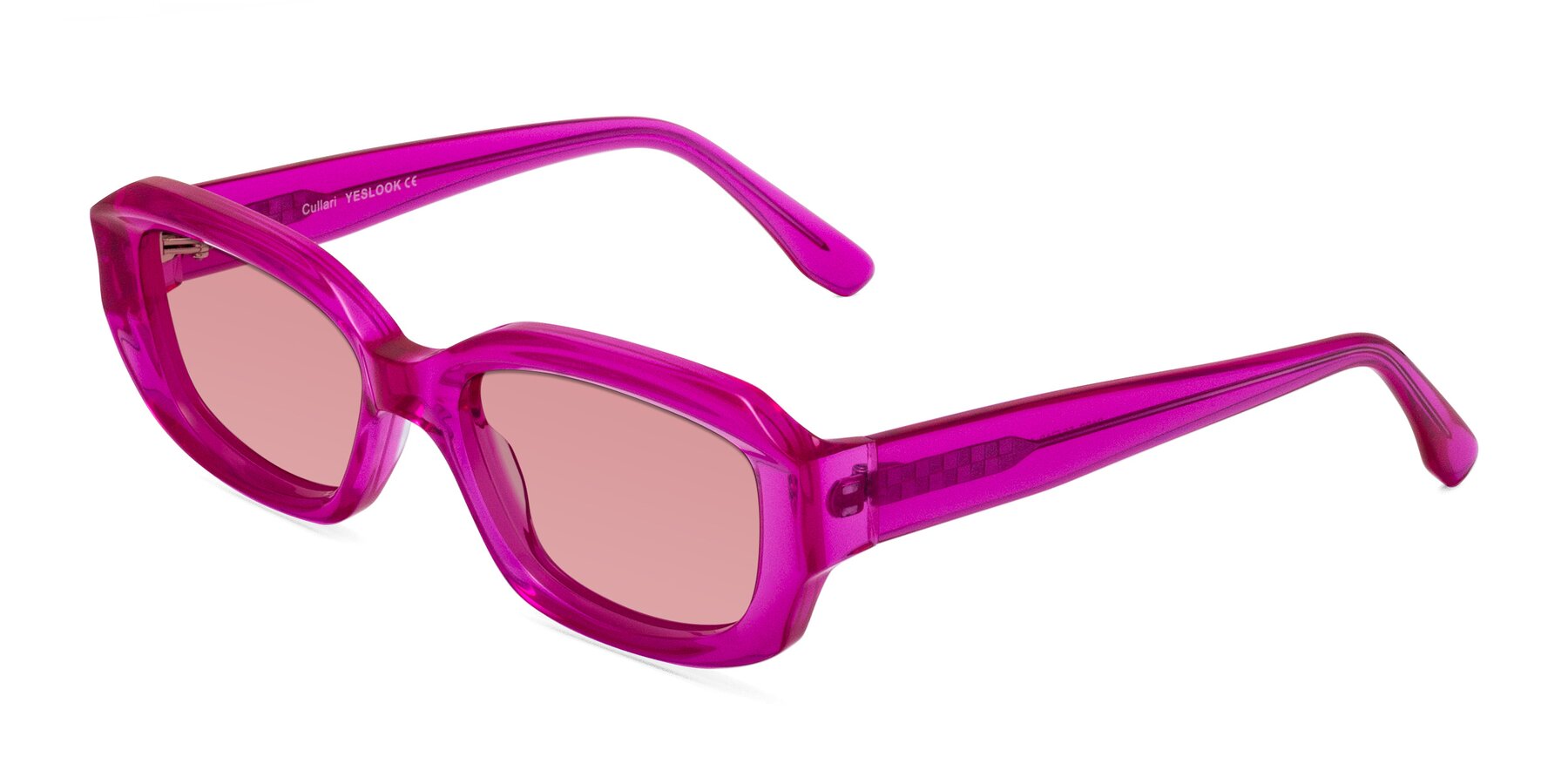 Angle of Cullari in Magenta with Medium Garnet Tinted Lenses