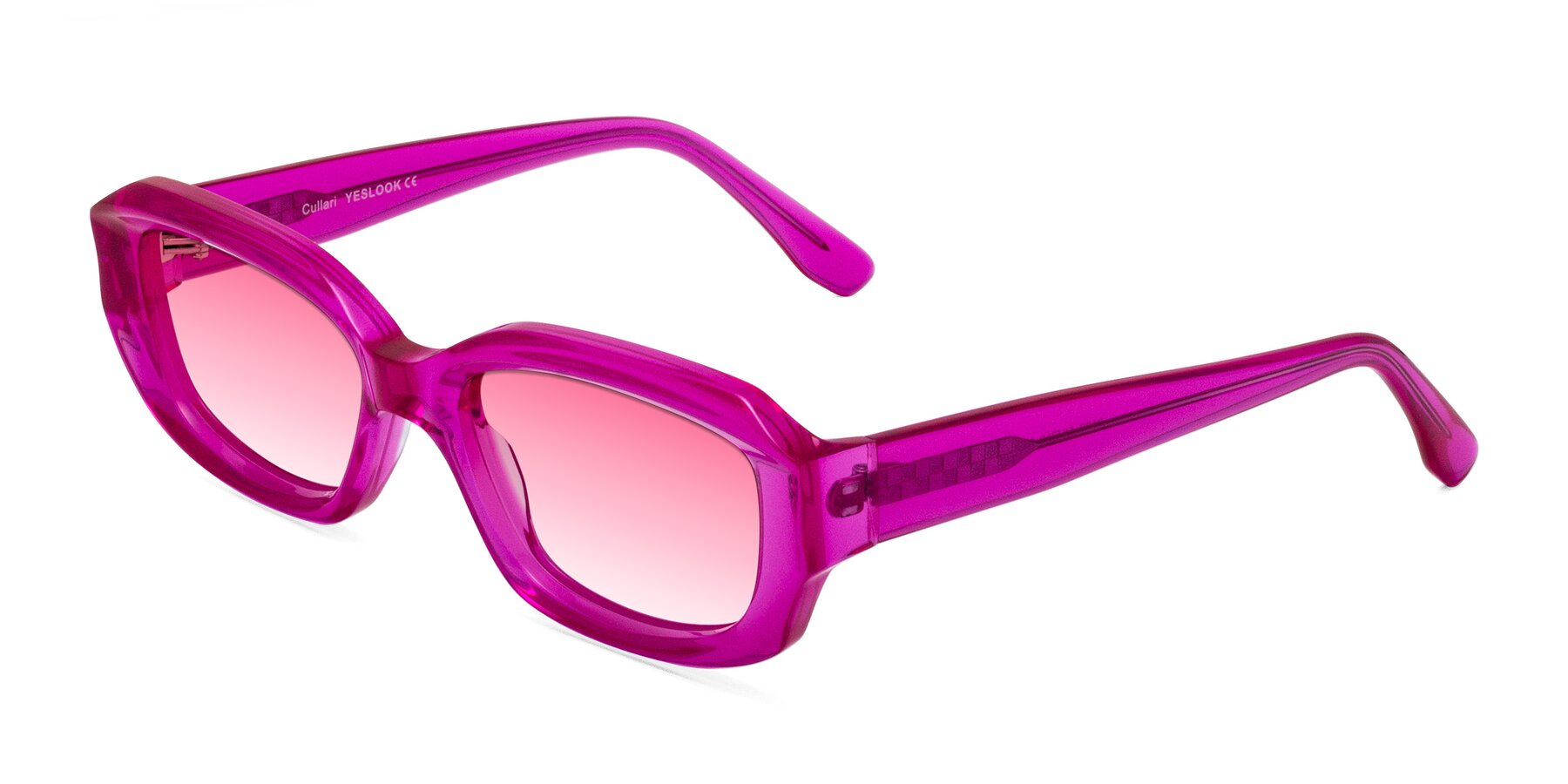 Angle of Cullari in Magenta with Pink Gradient Lenses