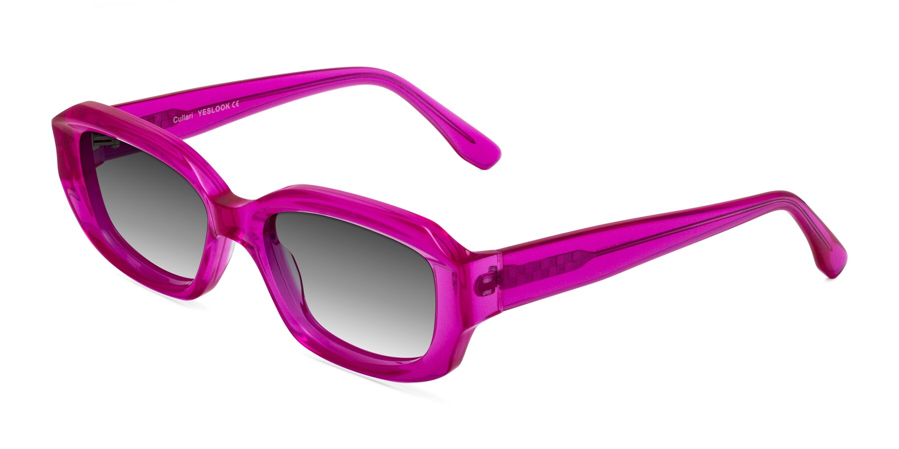 Angle of Cullari in Magenta with Gray Gradient Lenses