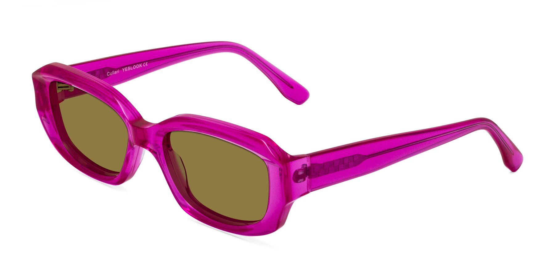 Angle of Cullari in Magenta with Brown Polarized Lenses