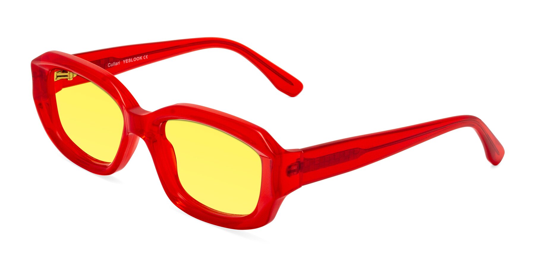 Angle of Cullari in Chili Pepper with Medium Yellow Tinted Lenses