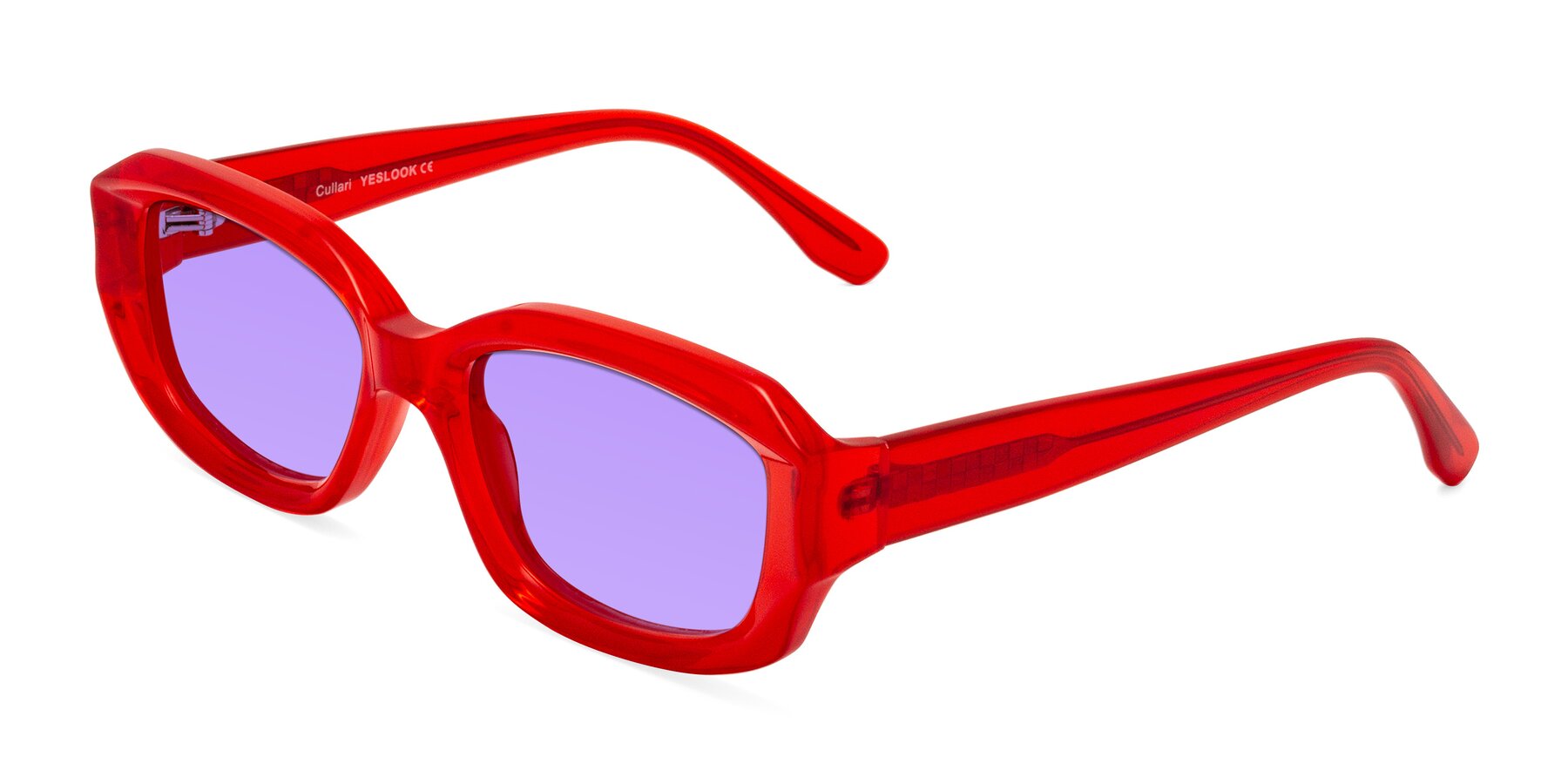 Angle of Cullari in Chili Pepper with Medium Purple Tinted Lenses