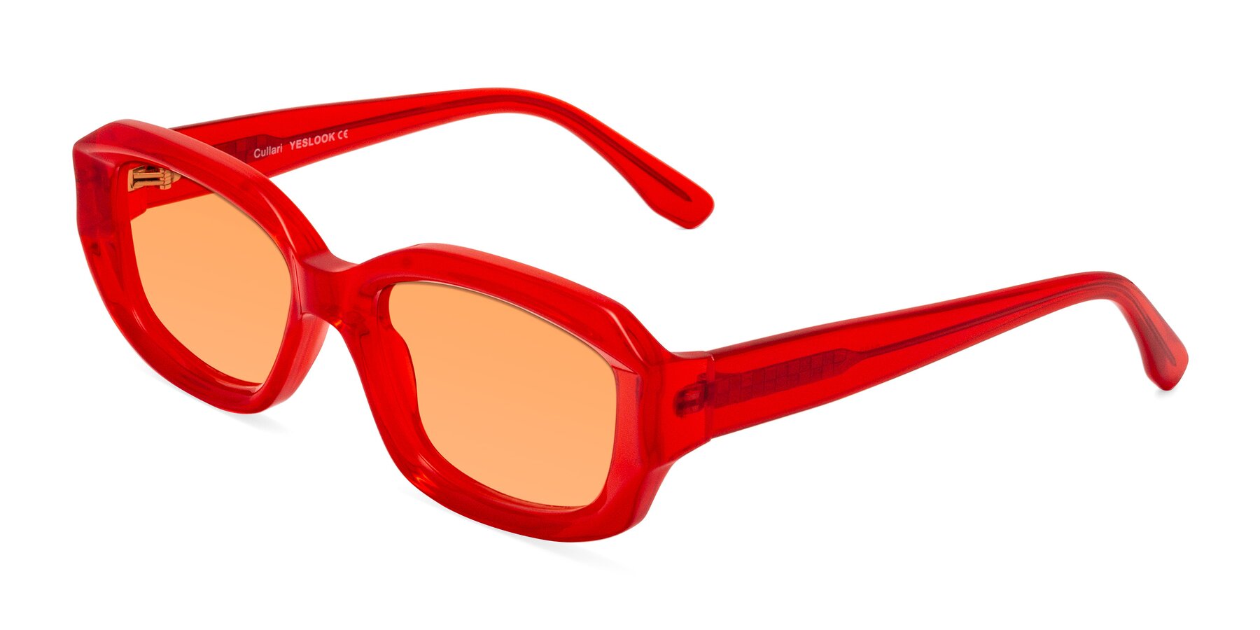 Angle of Cullari in Chili Pepper with Medium Orange Tinted Lenses