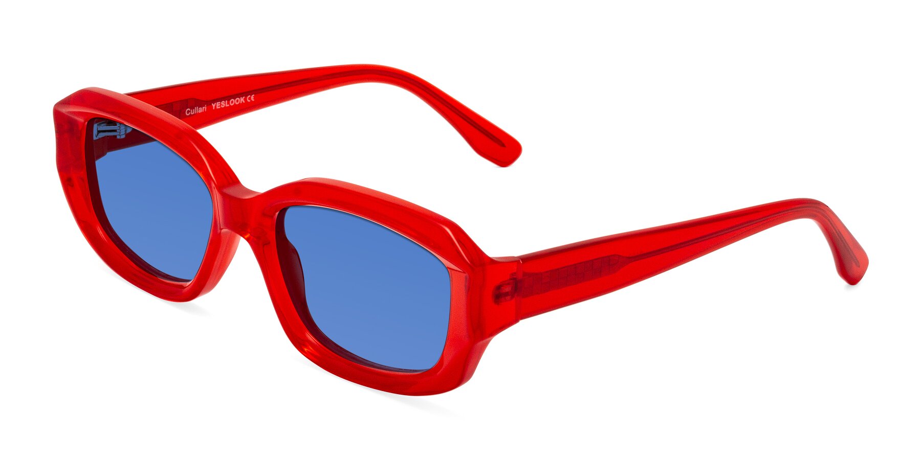 Angle of Cullari in Chili Pepper with Blue Tinted Lenses