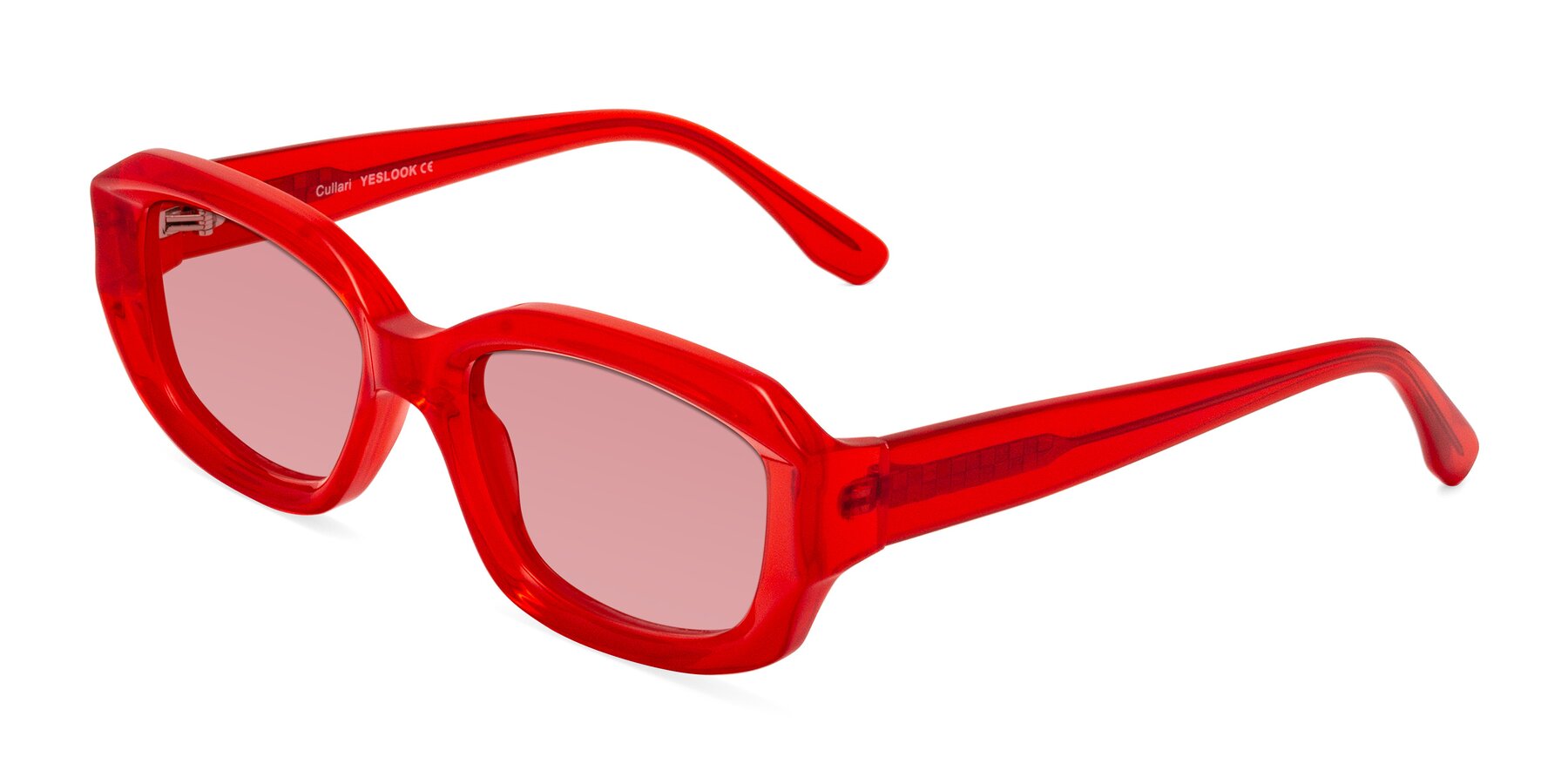 Angle of Cullari in Chili Pepper with Medium Garnet Tinted Lenses