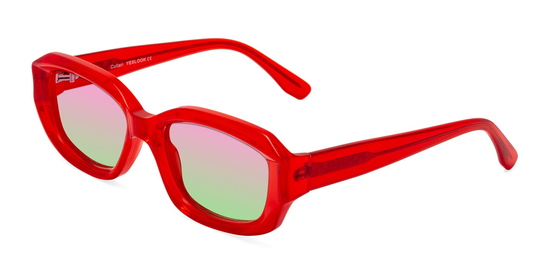 Angle of Cullari in Chili Pepper with Pink / Green Gradient Lenses