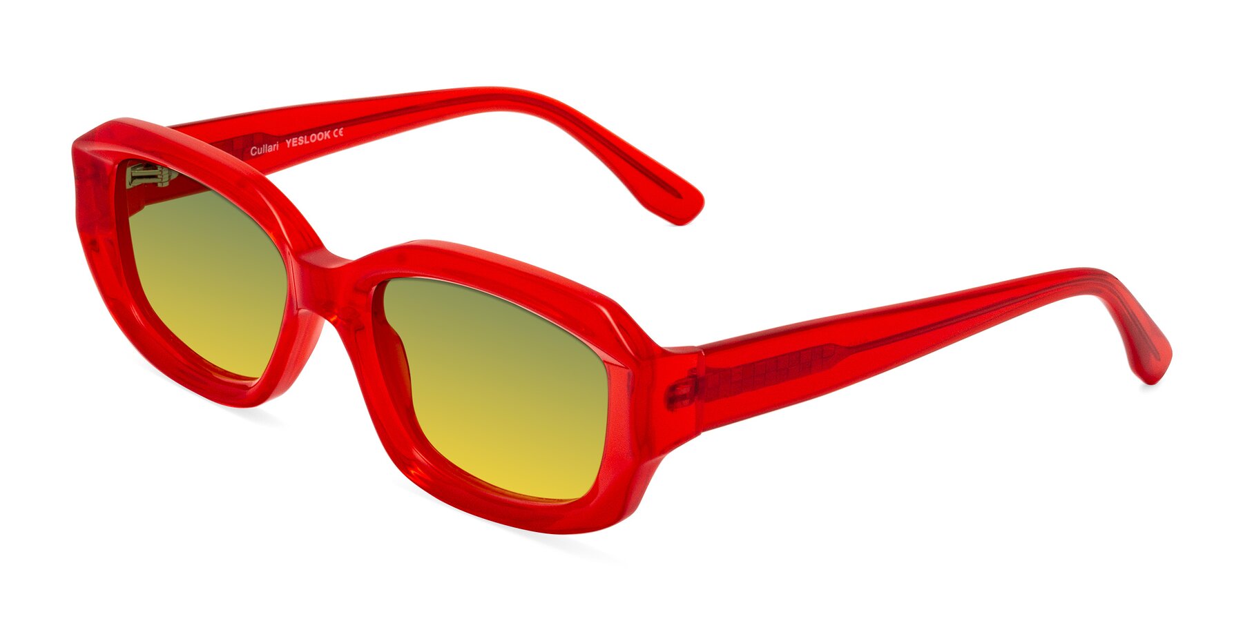 Angle of Cullari in Chili Pepper with Green / Yellow Gradient Lenses