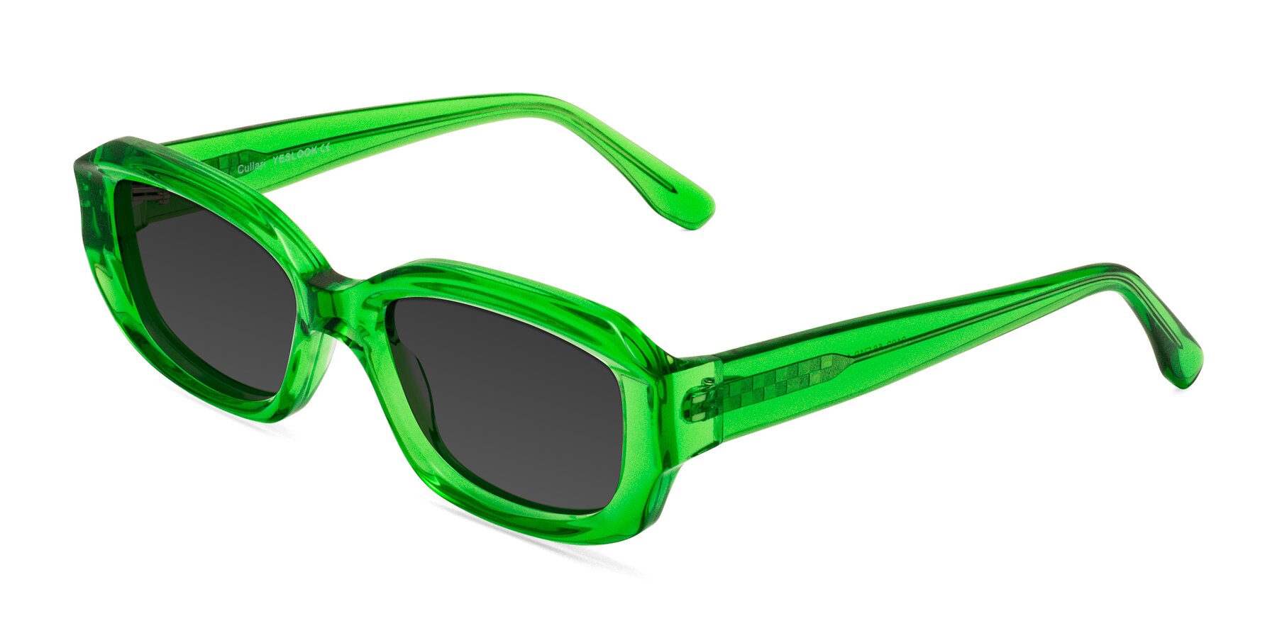 Angle of Cullari in Grass Green with Gray Tinted Lenses