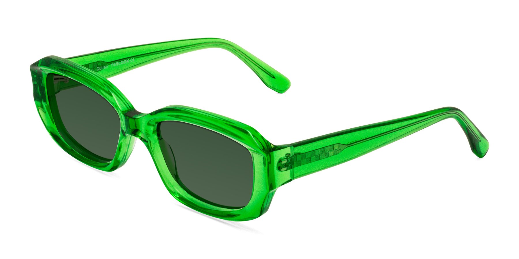 Angle of Cullari in Grass Green with Green Tinted Lenses