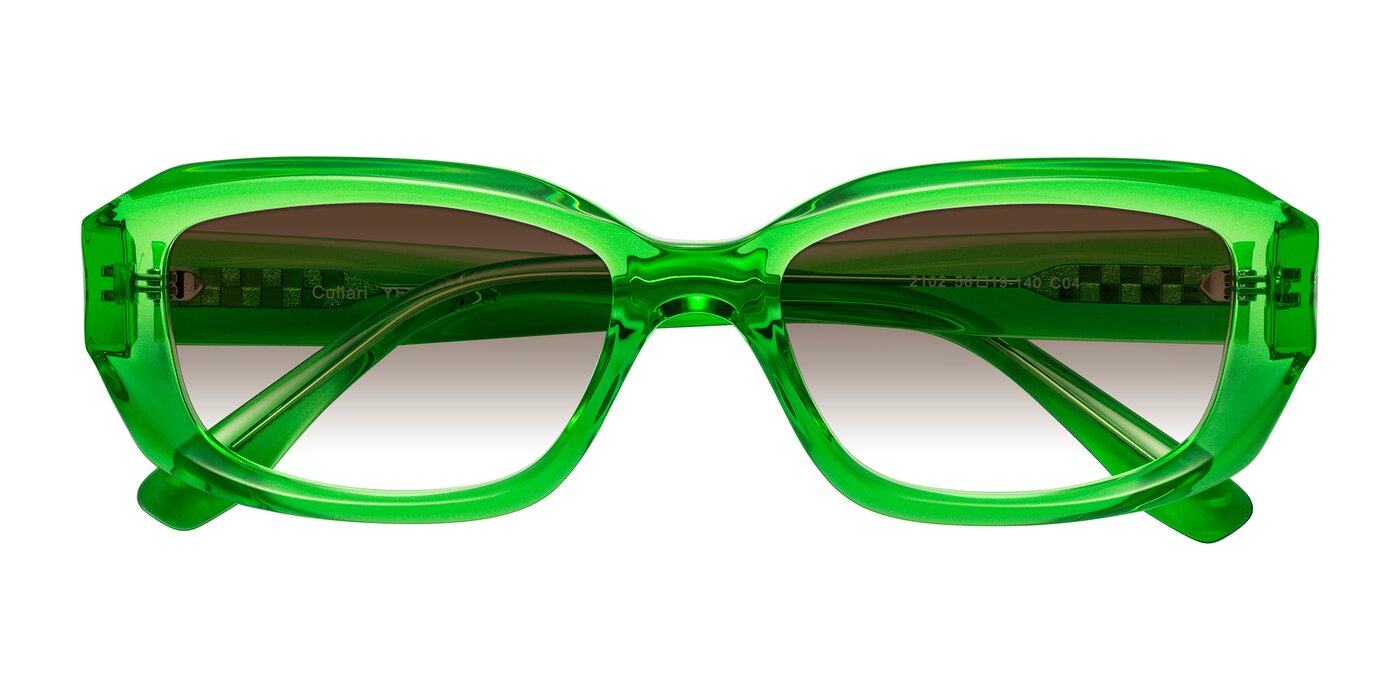 Cullari - Grass Green Gradient Sunglasses