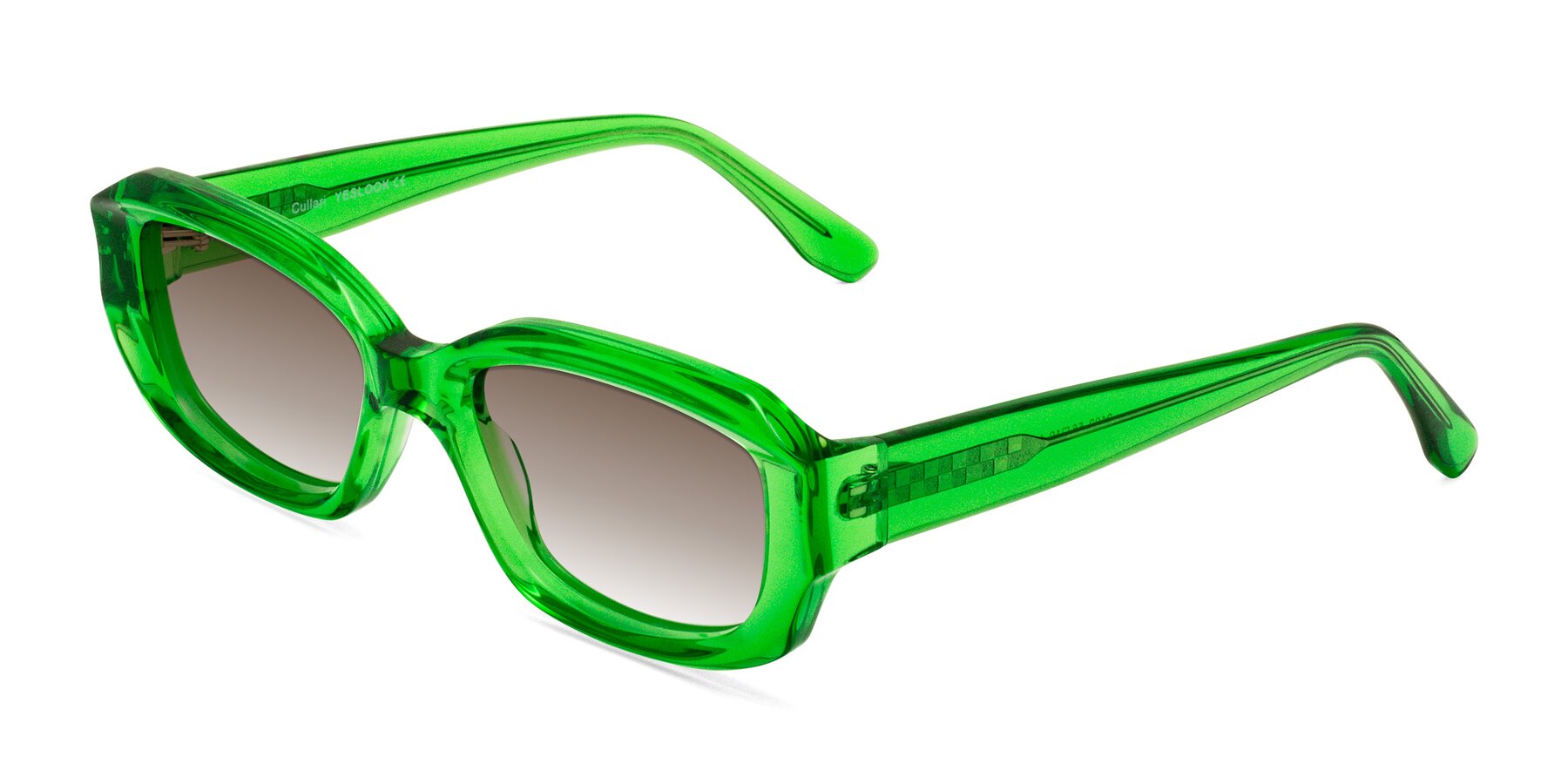 Angle of Cullari in Grass Green with Brown Gradient Lenses