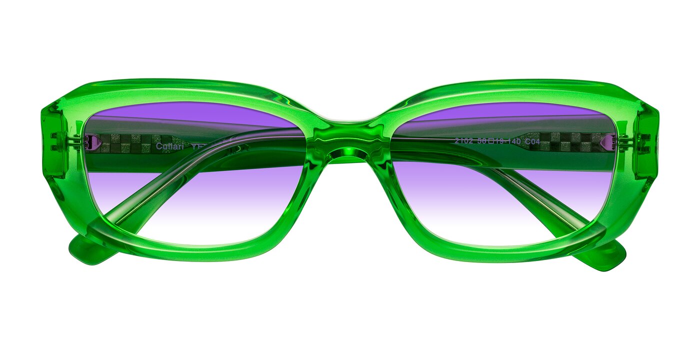 Cullari - Grass Green Gradient Sunglasses